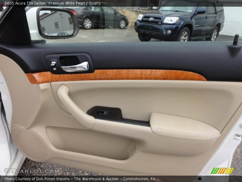 Premium White Pearl / Quartz 2005 Acura TSX Sedan
