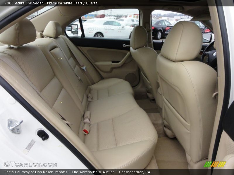 Premium White Pearl / Quartz 2005 Acura TSX Sedan