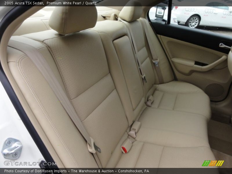 Premium White Pearl / Quartz 2005 Acura TSX Sedan