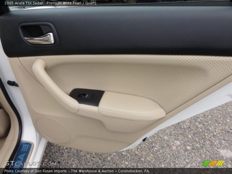 Premium White Pearl / Quartz 2005 Acura TSX Sedan