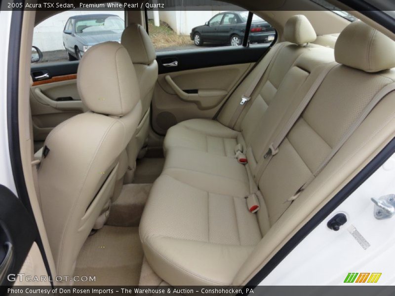 Premium White Pearl / Quartz 2005 Acura TSX Sedan