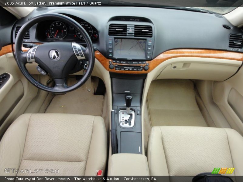 Premium White Pearl / Quartz 2005 Acura TSX Sedan