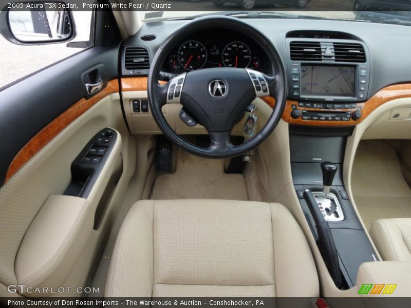 Premium White Pearl / Quartz 2005 Acura TSX Sedan