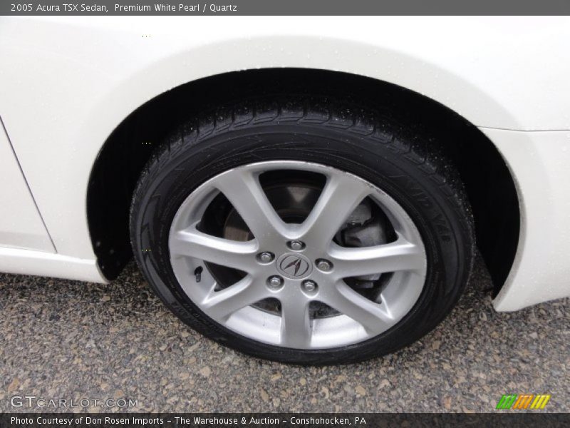 Premium White Pearl / Quartz 2005 Acura TSX Sedan