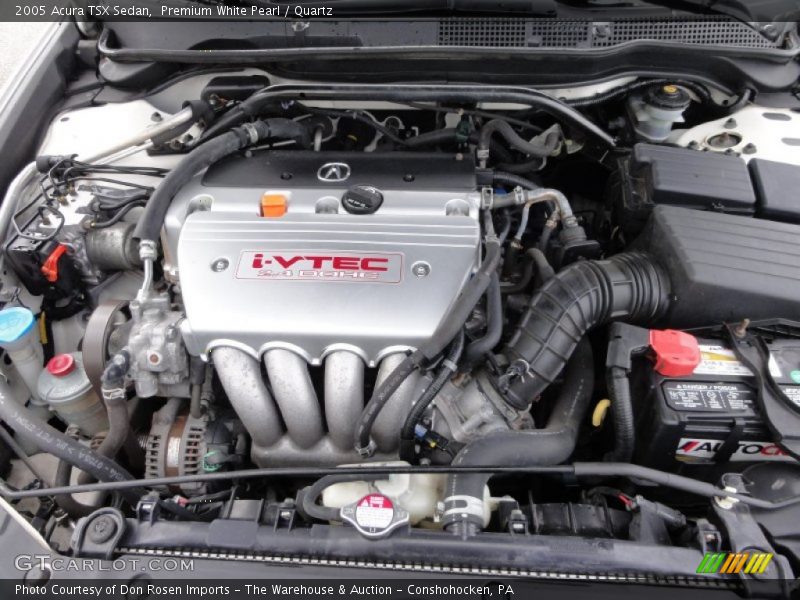 Premium White Pearl / Quartz 2005 Acura TSX Sedan