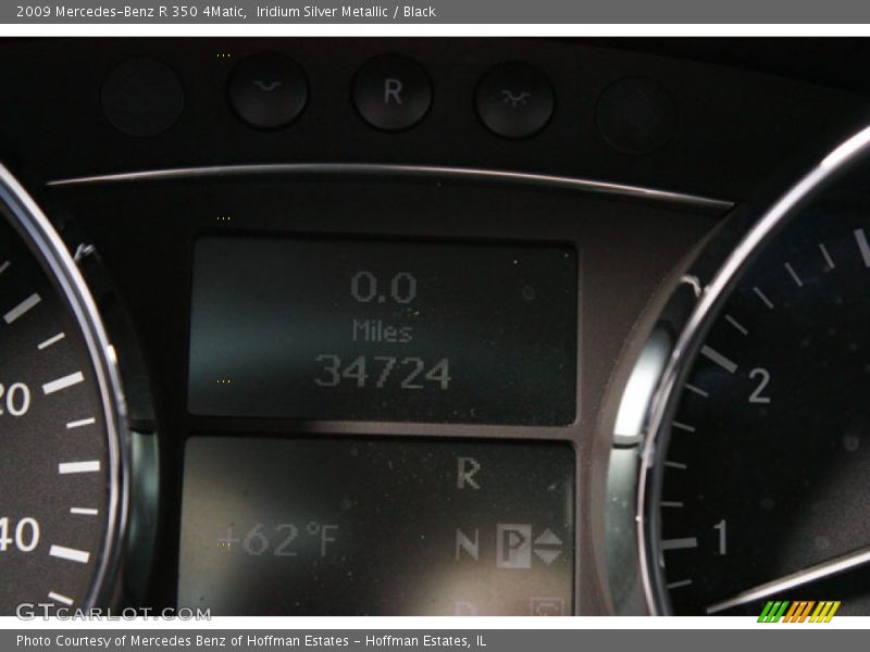Iridium Silver Metallic / Black 2009 Mercedes-Benz R 350 4Matic