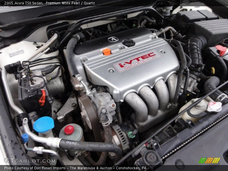Premium White Pearl / Quartz 2005 Acura TSX Sedan