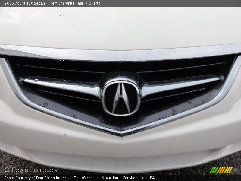 Premium White Pearl / Quartz 2005 Acura TSX Sedan