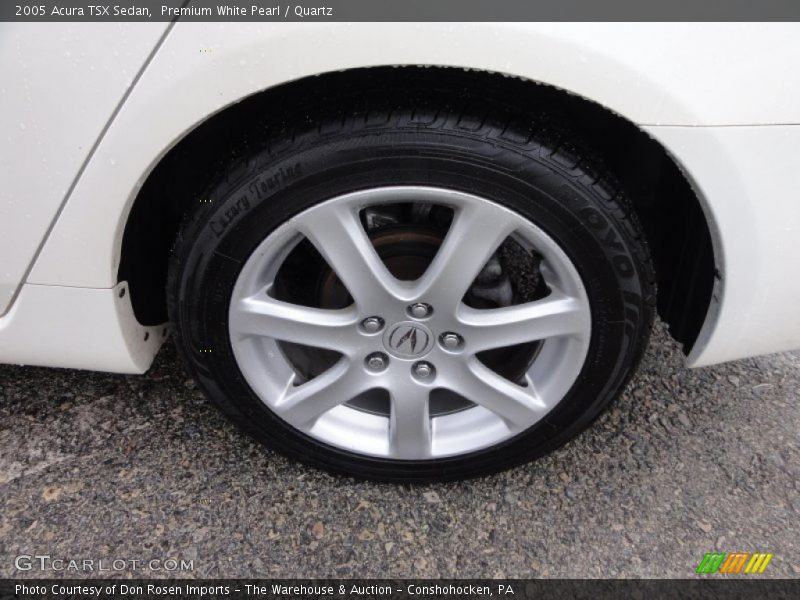 Premium White Pearl / Quartz 2005 Acura TSX Sedan