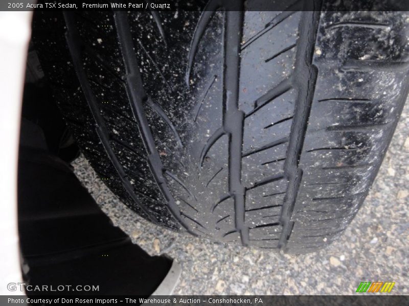 Premium White Pearl / Quartz 2005 Acura TSX Sedan