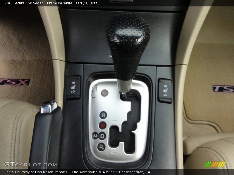 Premium White Pearl / Quartz 2005 Acura TSX Sedan