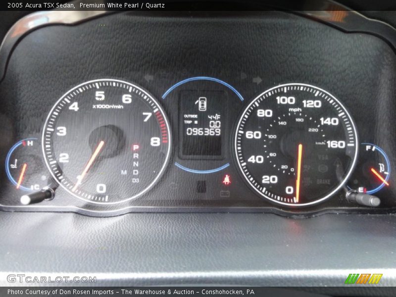 Premium White Pearl / Quartz 2005 Acura TSX Sedan