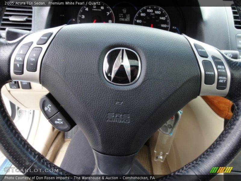 Premium White Pearl / Quartz 2005 Acura TSX Sedan