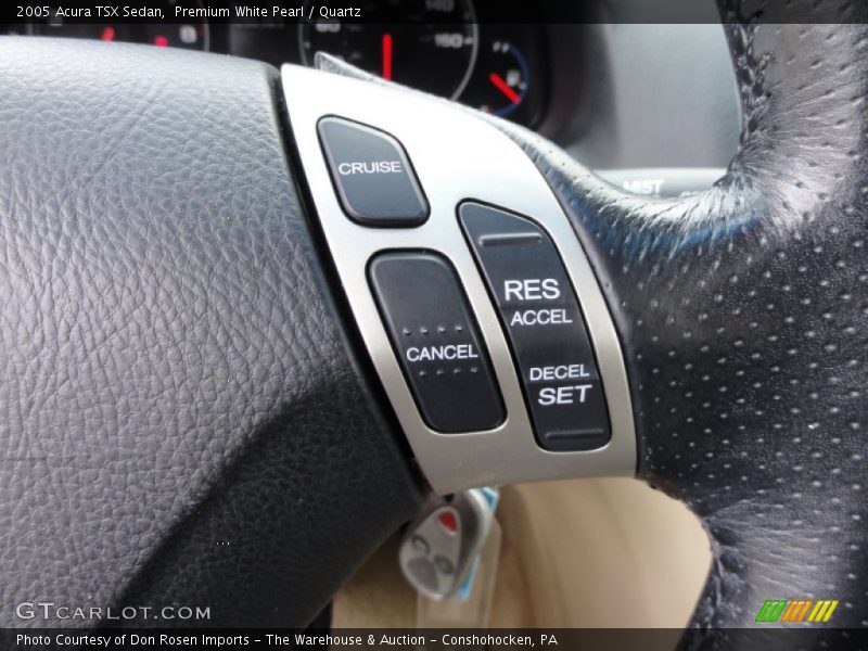 Premium White Pearl / Quartz 2005 Acura TSX Sedan