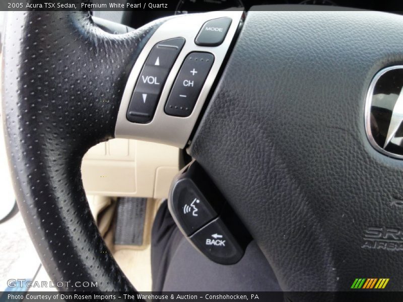 Premium White Pearl / Quartz 2005 Acura TSX Sedan