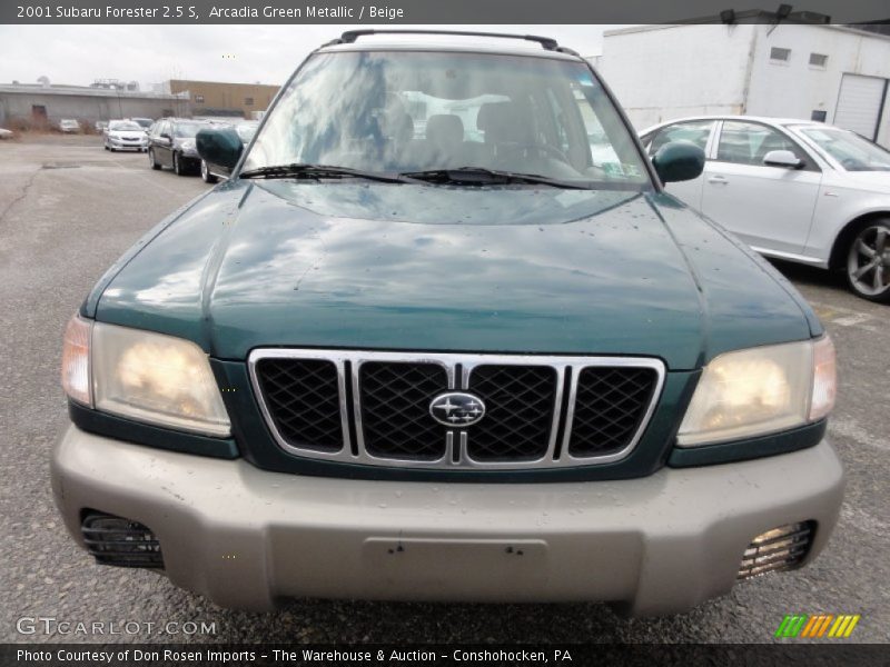 Arcadia Green Metallic / Beige 2001 Subaru Forester 2.5 S