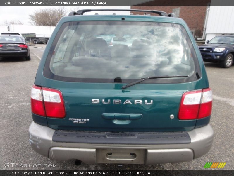Arcadia Green Metallic / Beige 2001 Subaru Forester 2.5 S