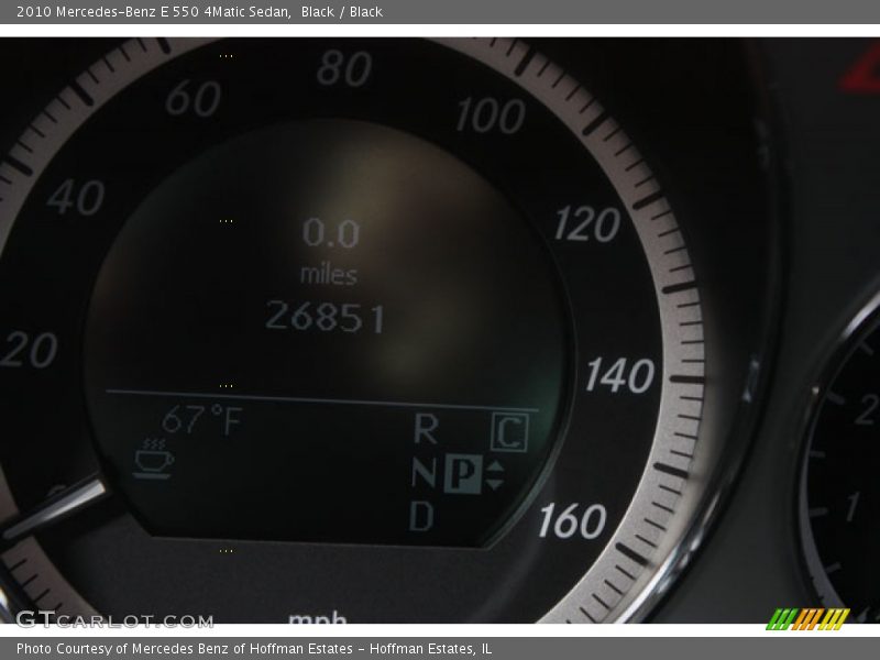 Black / Black 2010 Mercedes-Benz E 550 4Matic Sedan
