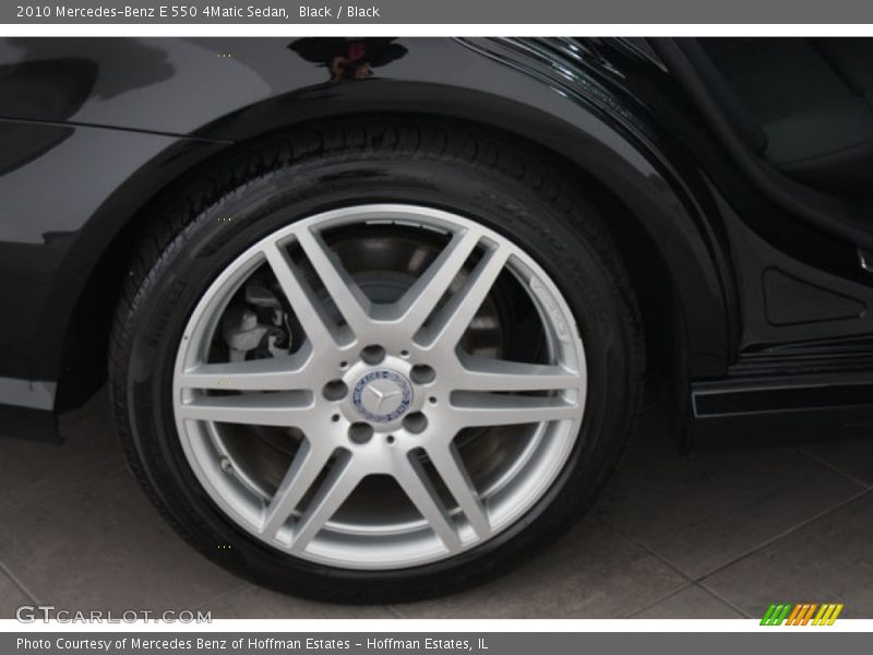 Black / Black 2010 Mercedes-Benz E 550 4Matic Sedan