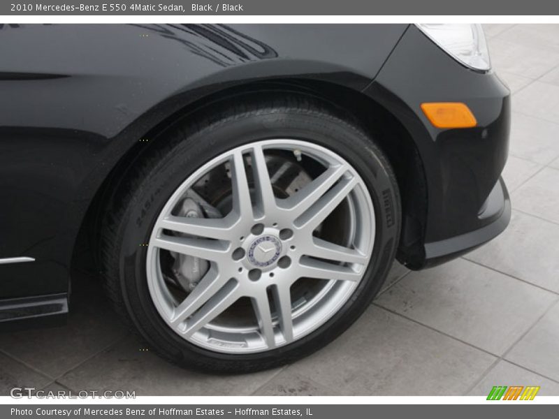 Black / Black 2010 Mercedes-Benz E 550 4Matic Sedan