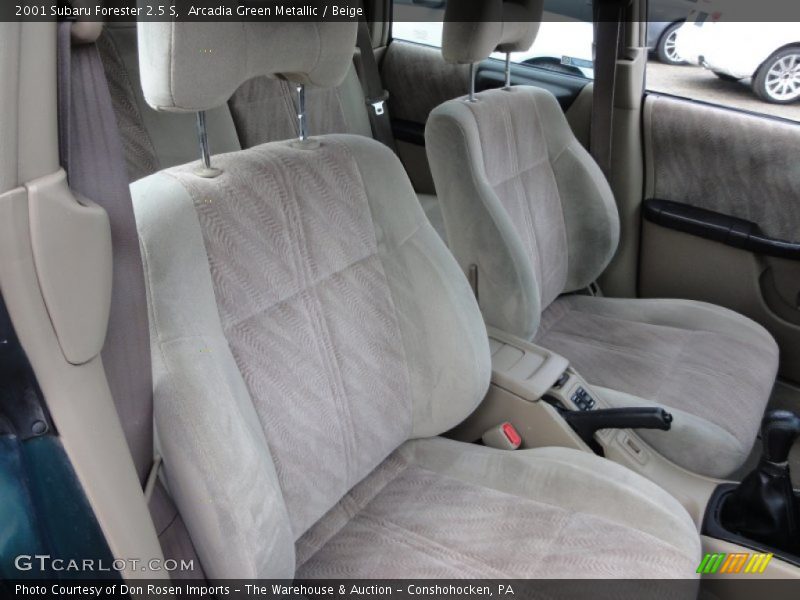 Arcadia Green Metallic / Beige 2001 Subaru Forester 2.5 S