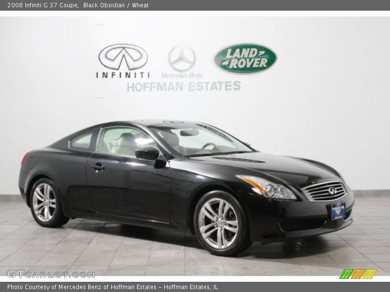Black Obsidian / Wheat 2008 Infiniti G 37 Coupe