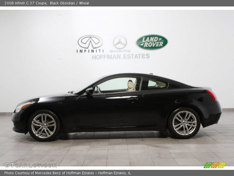 Black Obsidian / Wheat 2008 Infiniti G 37 Coupe