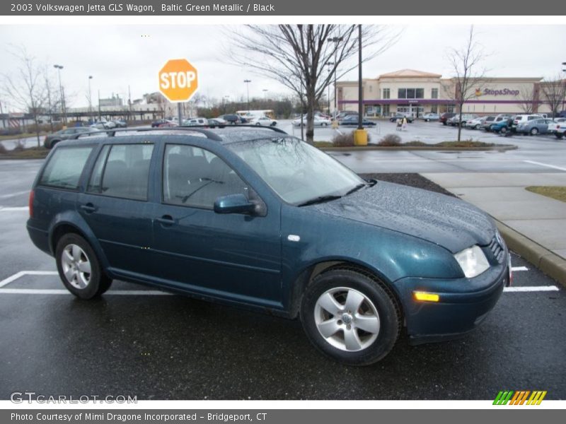 Baltic Green Metallic / Black 2003 Volkswagen Jetta GLS Wagon