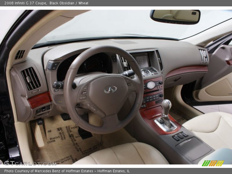 Black Obsidian / Wheat 2008 Infiniti G 37 Coupe