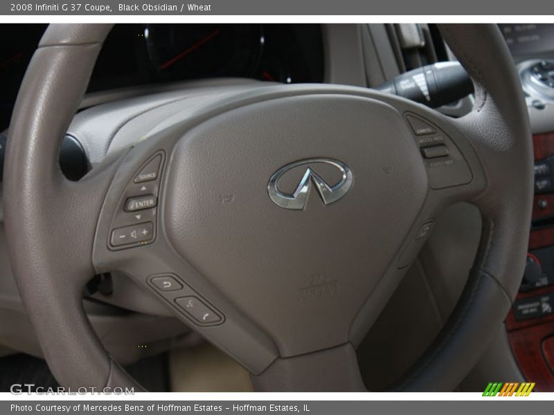 Black Obsidian / Wheat 2008 Infiniti G 37 Coupe