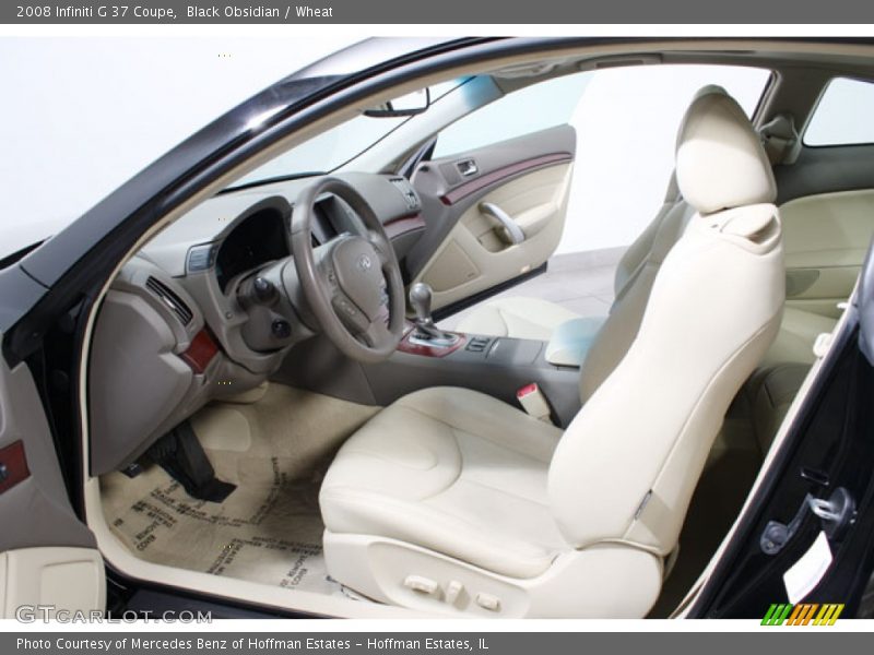 Black Obsidian / Wheat 2008 Infiniti G 37 Coupe