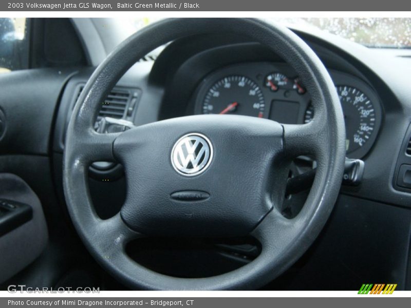 Baltic Green Metallic / Black 2003 Volkswagen Jetta GLS Wagon