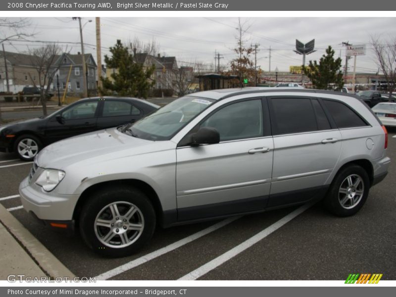 Bright Silver Metallic / Pastel Slate Gray 2008 Chrysler Pacifica Touring AWD