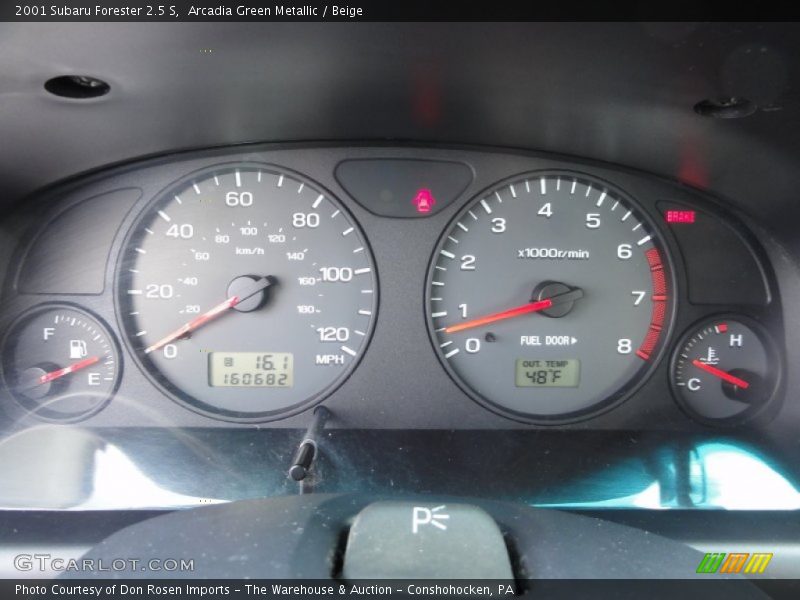  2001 Forester 2.5 S 2.5 S Gauges