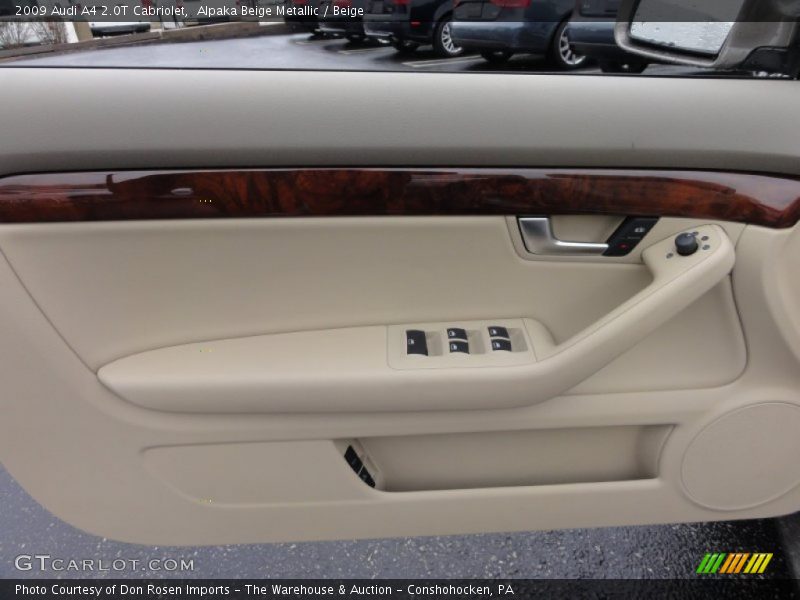 Alpaka Beige Metallic / Beige 2009 Audi A4 2.0T Cabriolet