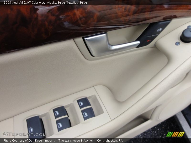 Alpaka Beige Metallic / Beige 2009 Audi A4 2.0T Cabriolet