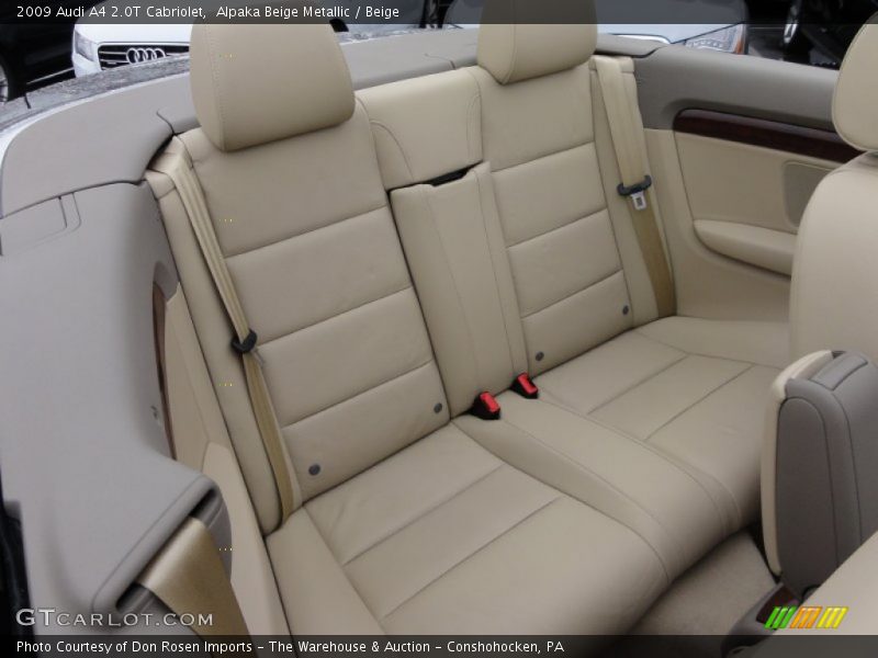 Alpaka Beige Metallic / Beige 2009 Audi A4 2.0T Cabriolet