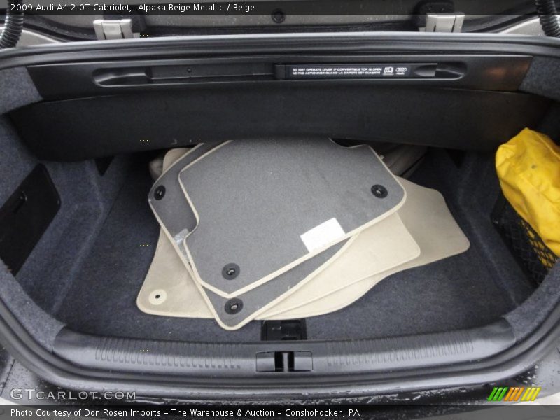 Alpaka Beige Metallic / Beige 2009 Audi A4 2.0T Cabriolet