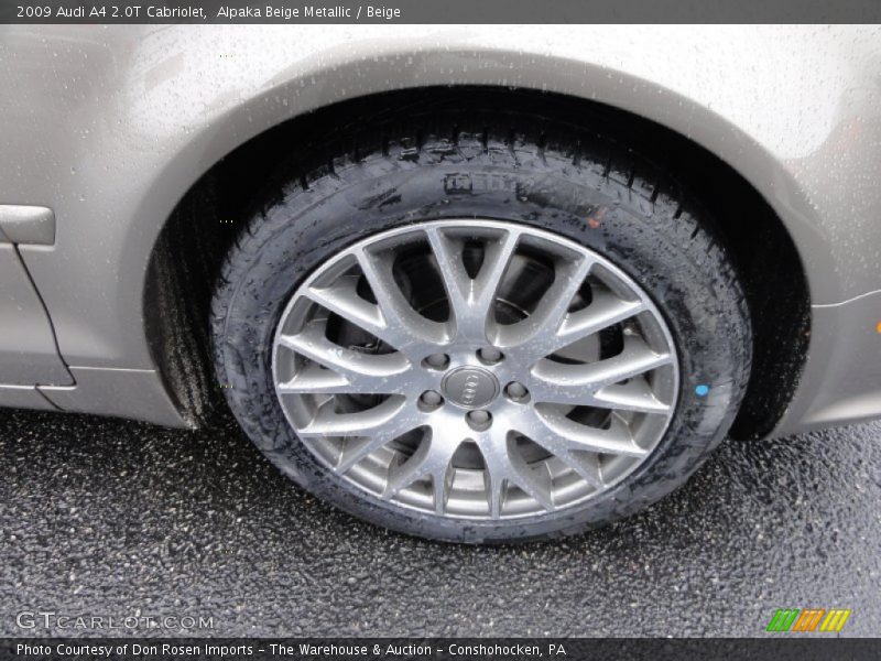 Alpaka Beige Metallic / Beige 2009 Audi A4 2.0T Cabriolet