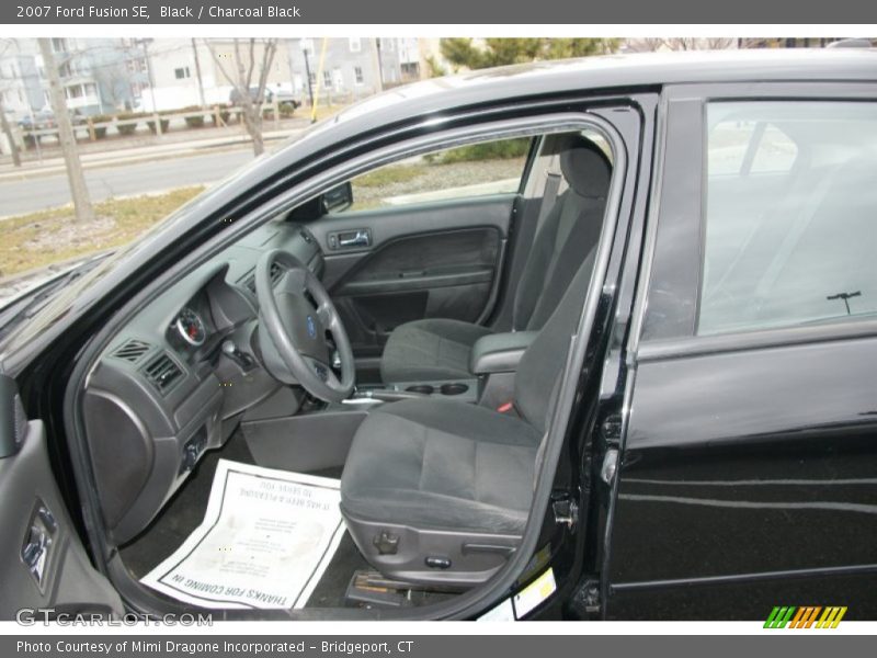 Black / Charcoal Black 2007 Ford Fusion SE