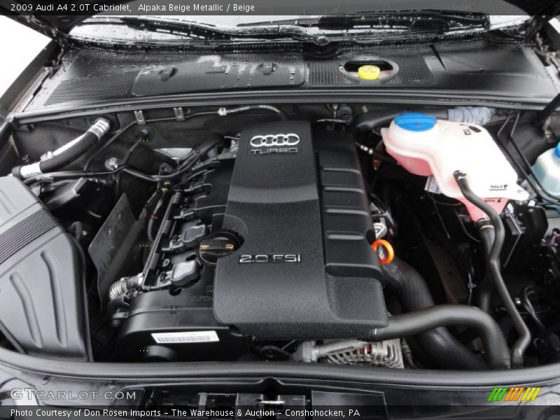 Alpaka Beige Metallic / Beige 2009 Audi A4 2.0T Cabriolet