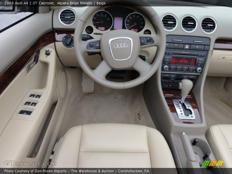 Alpaka Beige Metallic / Beige 2009 Audi A4 2.0T Cabriolet