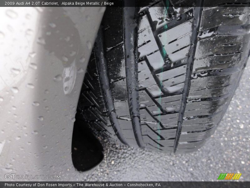 Alpaka Beige Metallic / Beige 2009 Audi A4 2.0T Cabriolet
