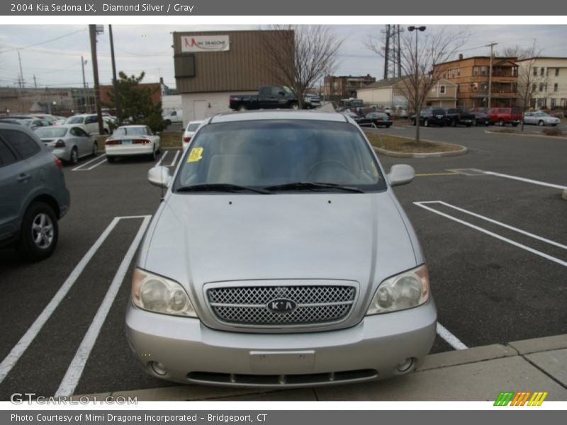 Diamond Silver / Gray 2004 Kia Sedona LX