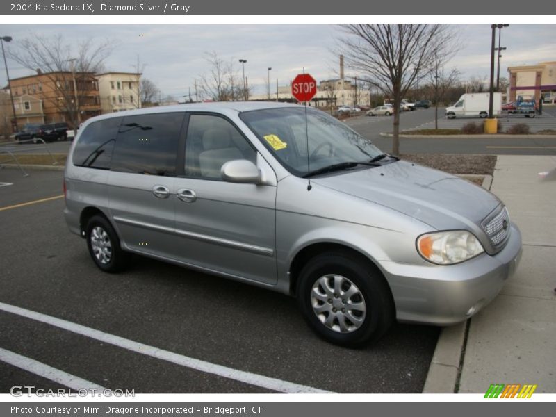 Diamond Silver / Gray 2004 Kia Sedona LX