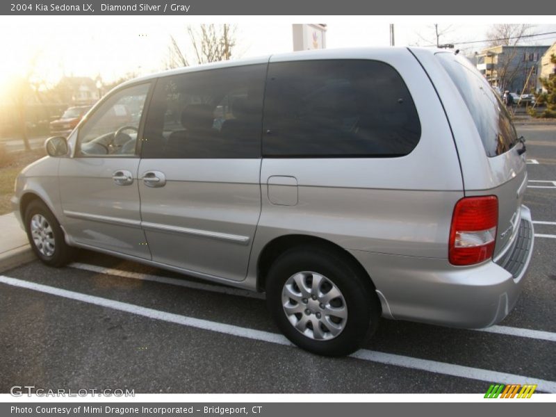 Diamond Silver / Gray 2004 Kia Sedona LX