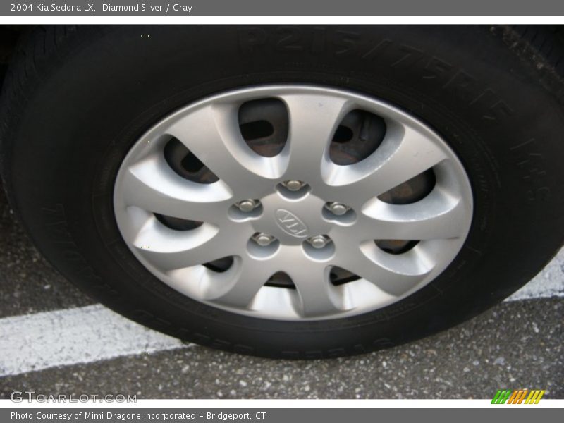 Diamond Silver / Gray 2004 Kia Sedona LX