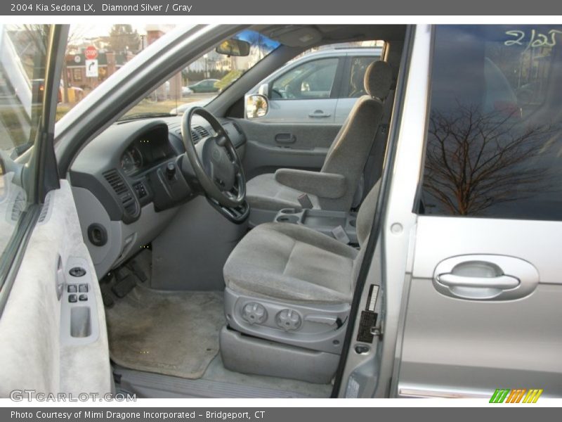 Diamond Silver / Gray 2004 Kia Sedona LX