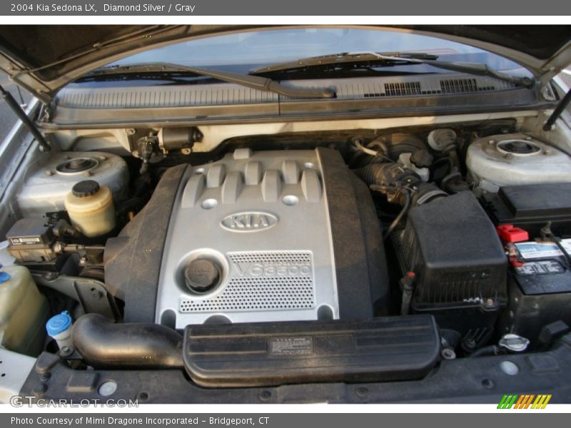 Diamond Silver / Gray 2004 Kia Sedona LX