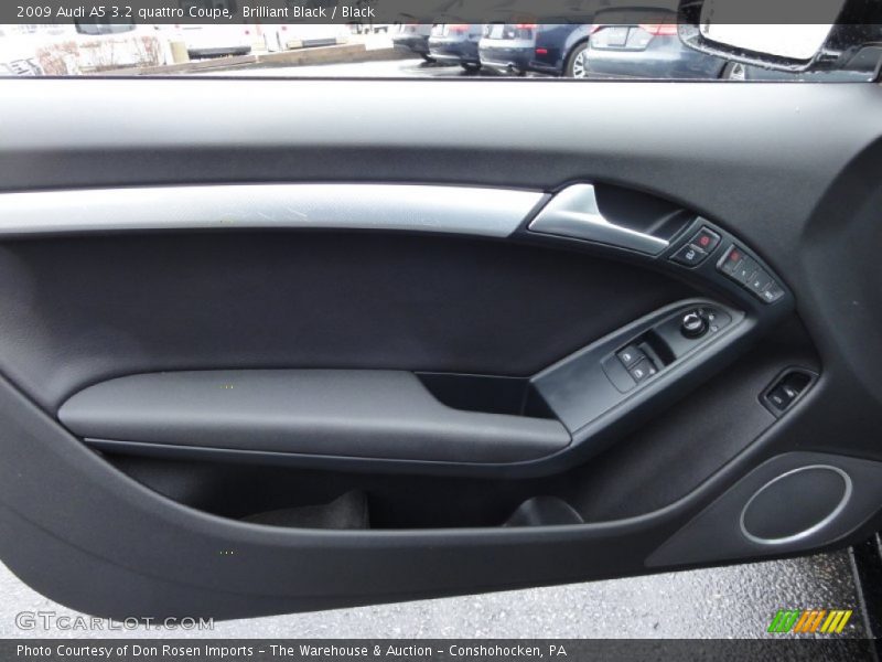Brilliant Black / Black 2009 Audi A5 3.2 quattro Coupe